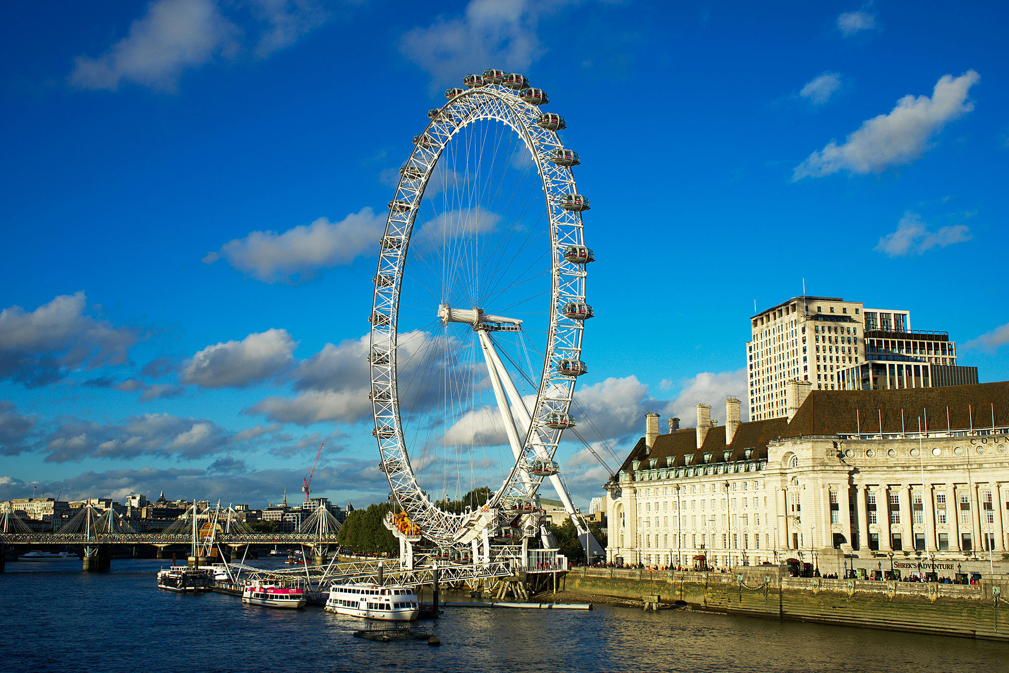 London Eye byggdes 1999 som tillfällig byggnad